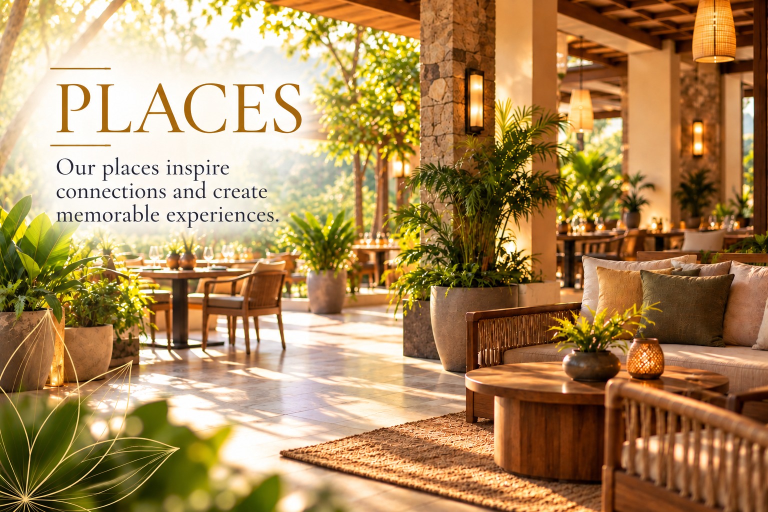 Luxury resort destination